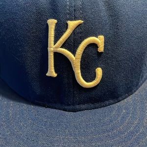Kansas City Royals fitted baseball hat size 8